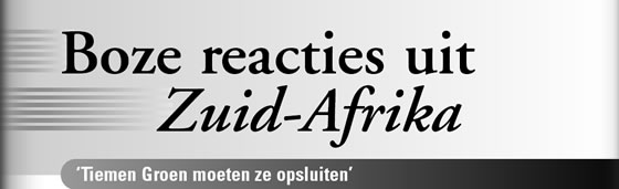 Wielerexpress 2005 - Boze reacties uit zuid-Afrika - Tiemen Groen moeten ze opsluiten