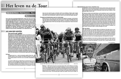 Wielerexpress 2005 - Het leven na de Tour deel 1 - Jos van der Vleuten - Henk Benjamins - Maarten Ducrot - Martien Kokkelkoren - Thijs Roks